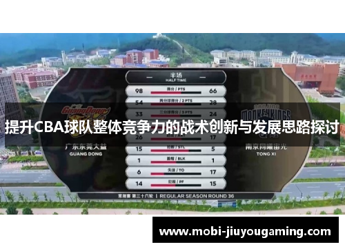 提升CBA球队整体竞争力的战术创新与发展思路探讨