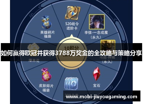 如何赢得欧冠并获得3788万奖金的全攻略与策略分享